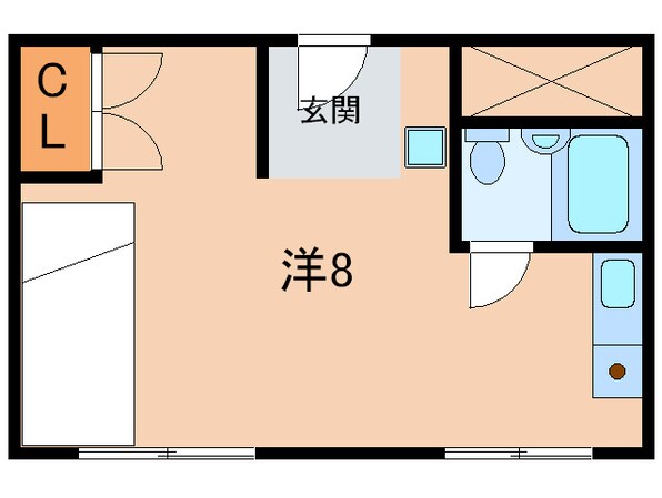 エルマーナ香枦園の物件間取画像